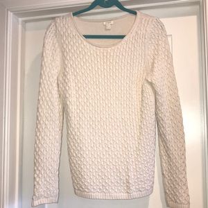 J Crew Cream Sweater